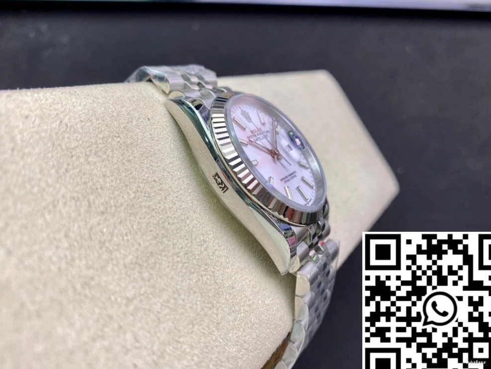 Datejust Factory White Rolex Steel 36MM EW Stainless Dial 0404